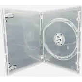 OEM Dailygoods – DVD-Hüllen, 14 mm, transparent – 10 Stück – DVD-Hüllen, CD-Hüllen