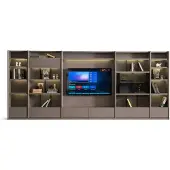 Xl Moebel Gmbh Wohnzimmer Wohnwand Moderner Grau TV Möbel Designer Komplettes Regale