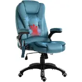 Zimtky Massagesessel Chefsessel Gamingstuhl Massagebürostuhl Blau