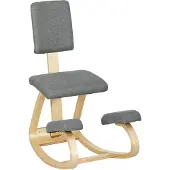 Zimtky Ergonomischer Kniestuhl Kniehocker Gesundheitsstuhl Zuhause Büro Grau