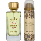 Lattafa Mahasin Crystal EDP 100 ml + DEO Spray 75 ml (woman)