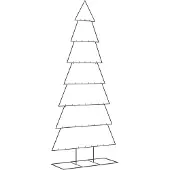 Syfax Metall-Weihnachtsbaum zum Dekorieren Schwarz 210 cm