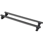 Markenlos Dachträger Set - Aluminium, abschließbar, verstellbar - Schwarz
