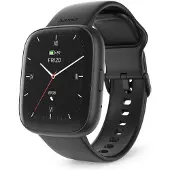 Hama Smartwatch Farbdisplay Telefonfunktion IP68 schwarz Telefonfunktion Sprachassistent und Nachrichtenanzeige