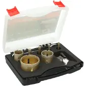 Norton Clipper Diamant Fliesenbohrer Set EXTREME VB 7-teilig (6/8/10/12/35/45/68 mm)