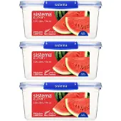Sistema KLIP IT PLUS Frischhaltedosen Set | 3,35 l | auslaufsicherestapelbare un