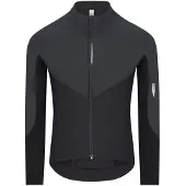 Q36.5 - Dottore Hybrid Que L/S Jersey - Radtrikot Gr XL schwarz/grau