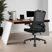 Selius Bürostuhl, ergonomisch, schwarz – höhenverstellbar – Kunststoffrahmen