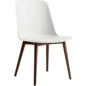 &tradition - Rely Side Chair HW71, weiß, Walnuss