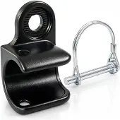 Selius Fahrradkupplung, Fahrrad-Anhängermitnehmer (schwarz - für Vorder- und Hinterrad)