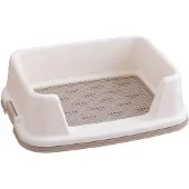 Markenlos Trainingsmat Antirutsch und saugfähig - Beige