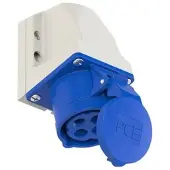 Pce 114-9k CEE-Wandsteckdose (kompakt) 16A 4p 9h IP44 1149k