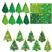 Merkloos Kreative Weihnachtsbaum-Aktivität für Kinder mit Aufklebern