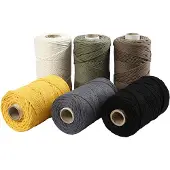 Creativ Company 414766, Baumwolle, Polyester, Mehrfarbig, 198 m, 2 mm, 330 g