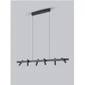 HELESTRA LED Pendelleuchte Coni in Schwarz-matt 6x 7W 3480lm