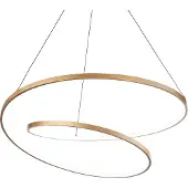 Ideal Lux Moderne Aufhängung Oz Metall Messing Led 55W 3000K Warmes Licht D80 On-Off