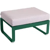 Fermob BELLEVIE 1-Sitzer-Polsterhocker mit Sitzfläche aus perforiertem Stahlblech