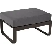 Fermob BELLEVIE 1-Sitzer-Polsterhocker mit Sitzfläche aus perforiertem Stahlblech
