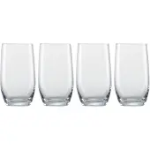 Schott zwiesel Bierglas SCHOTT-ZWIESEL "Bierbecher For you 330 ml 4er Set transparent", bunt (transparent), B:6,9cm H:12cm Ø:6,9cm, Glas, Trinkgefäße, Bierglas, Spülmaschinengeeignet