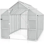 Pergart Vitavia Gewächshaus "Domus 11500" aluminium 11,5 m² 4 mm HKP