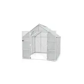 Pergart Vitavia Gewächshaus "Domus 6700" aluminium 6,7 m² 6 mm HKP
