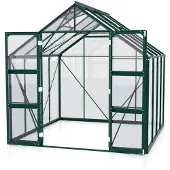Pergart Vitavia Gewächshaus "Domus 6700" smaragd 6,7 m² 3 mm ESG