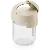 Lékué Joghurtbecher To Go Natural mit Löffel 0.4 l