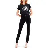 Levi's Damen 310 Shaping Super Skinny Jeans, Black Squared, 28W / 28L