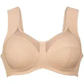 Anita Entlastungs-BH "Entlastungs BH Clara", Damen, Gr. 95, Cup F, beige (sand), Stoff, Obermaterial: 80% Polyamid PA. 20% Elasthan EL., BHs Entlastungs-BH