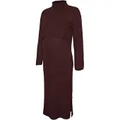Mamalicious Suniva June Maternity Langarm-midikleid