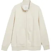 s.Oliver Sweatjacke mit Stehkragen und Eingrifftaschen