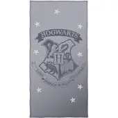 Lizenz Harry Potter Velours-Handtuch Grau 70 x 140 cm