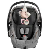 Fehn Greifspielzeug "feehnLAND, Activity-Vogel", rosa (rose), Greifspielzeug, KinderB:13cm H:23cm, Greifspielzeug, zur Befestigung an Kinderwagen, Babyschale oder Bett, B:13cm H:23cm