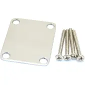 Fender Vintage-Style Halsplatte Ohne Logo Chrom