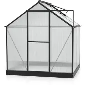 Pergart Vitavia Gewächshaus "Eos 3100" schwarz 3,1 m² 4 mm HKP