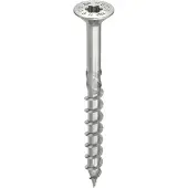 Heco -TOPIX-plus Senkkopf mit Frästaschen Teilgewinde HD-30 blank, gleitbeschichtet
