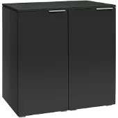Hasena Kommode Portina Schwarz mit Regalböden zerlegt, zerlegt (zum Selbstaufbau) 90x49x85 cm – Selezione