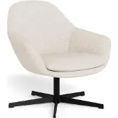 Actona Polsterstuhl GROUP "Polsterstuhl", beige (, matt schwarz, matt schwarz, beige), B:74cm H:81cm T:72cm, Stoff, Stühle, Polsterstuhl, Stuhl, beige,Drehfunktion,74x72x81cm