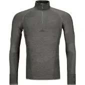 Ortovox - Merinowoll-Unterwäsche - 230 Competition Zip Neck M Dark Sage für Herren - Größe XL - Braun