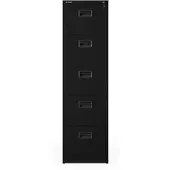 Jan Nowak Aktenschrank aus Metall SARA V5 600 460x1625x600 mm Schwarz