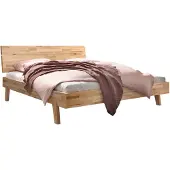 Hasena Bett Imperia Kernbuche massiv, geölt 180x200 cm, Fußhöhe 20 cm – Trento