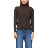 s.Oliver Rollkragenpullover mit Viskose / Feinstrick