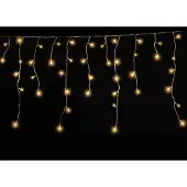 Gartenpirat LED-Eisregen-Lichterkette 12 m warmweiß IP44 : 12 m : Warmweiß