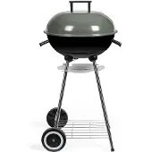 Livoo Holzkohlegrill - - DOC172K - ø41 cm - Grillrost aus verchromtem Stahl - Höhe 69,5 cm - Griffe - 2 Zahnräder