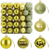 vidaXL Weihnachtskugelset 75 stk. Hellgrün 6 cm Polystyrol 42050662