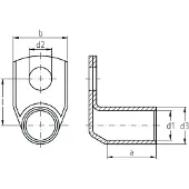 Intercable Winkelrohrkabelschuh 90 Grad 185qmm M16 ICR1851690 10 Stk