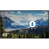 Legamaster DISCOVER 3 professional Display DIS-4320 EU, 109,2 cm (43"), 3840 x 2160 Pixel, 4K Ultra HD, LED, 6,5 ms, Schwarz