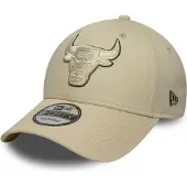 New Era 9Forty Strapback Cap - Outline Chicago Bulls Beige