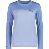 Mons Royale Yotei Merino Long Sleeve, Skiunterhemd, Damen, blau