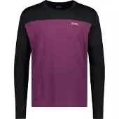 Mons Royale - Yotei Merino L/S - Merinoshirt Gr S lila/schwarz